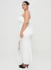 Ematie Maxi Dress White Curve sold by Princess Polly