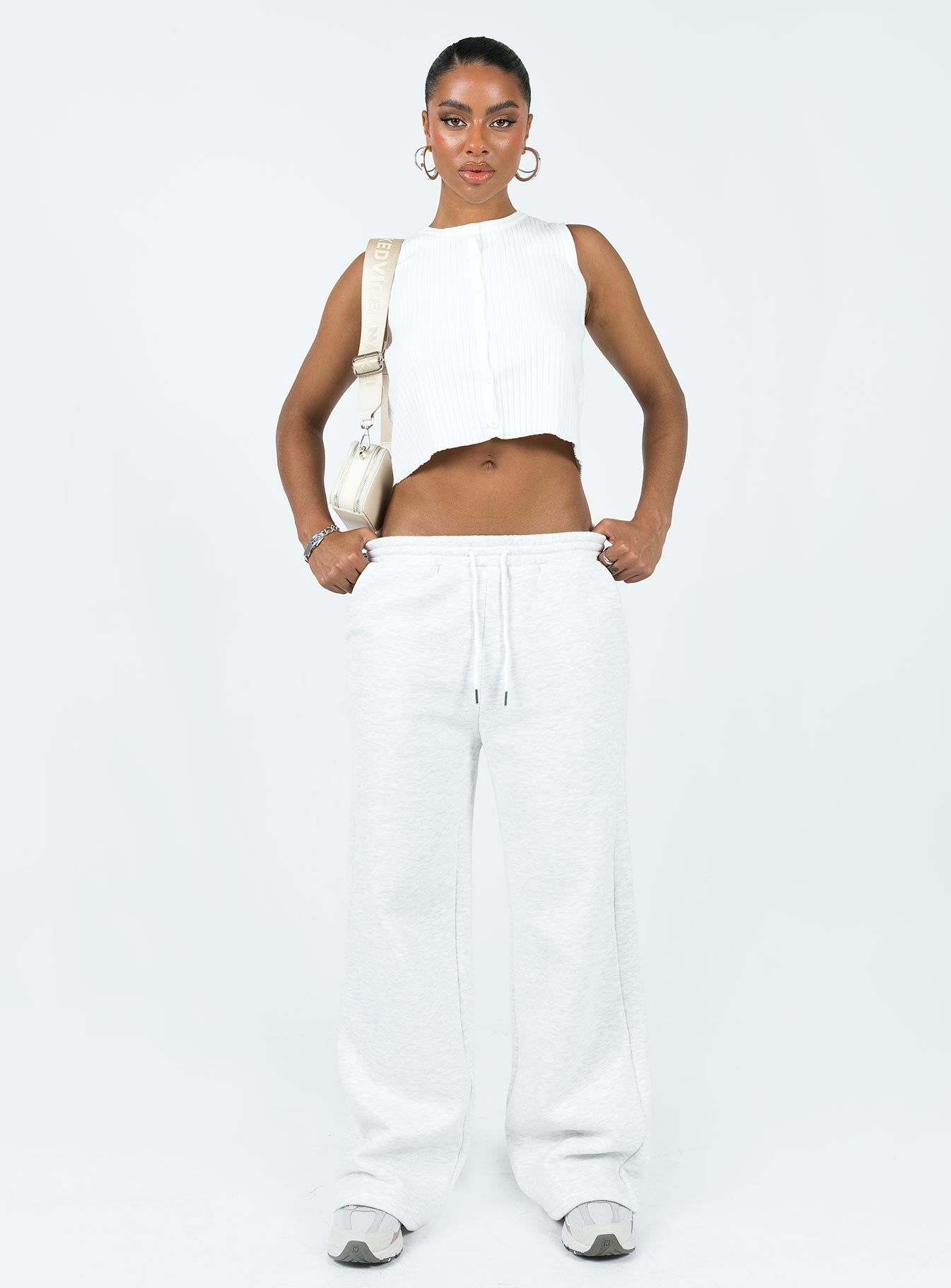 Alisma Vest Top White sold by Princess Polly product image thumbnail 3