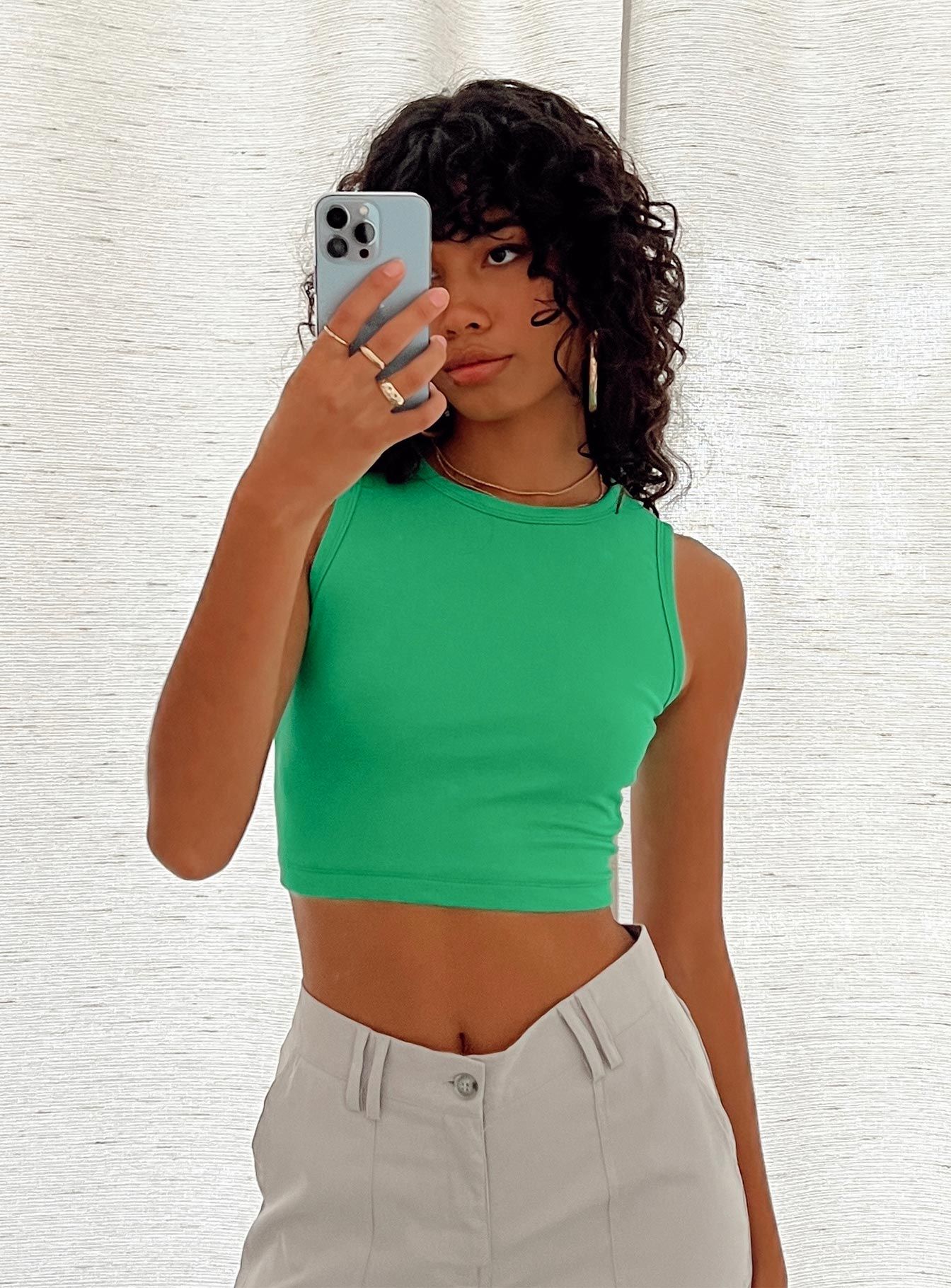 Wellington Top Green sold by Princess Polly