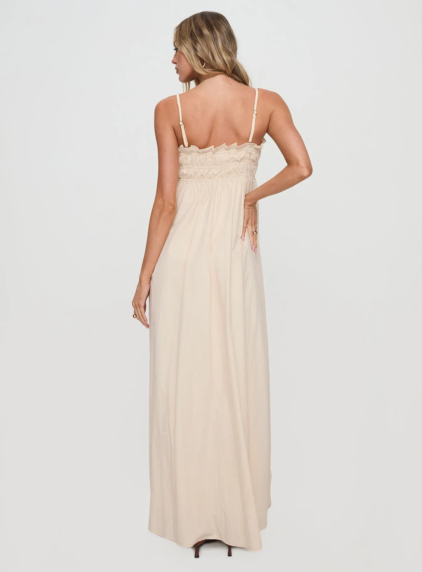 Love All Around Maxi Dress Cream sold by Princess Polly product image thumbnail 5