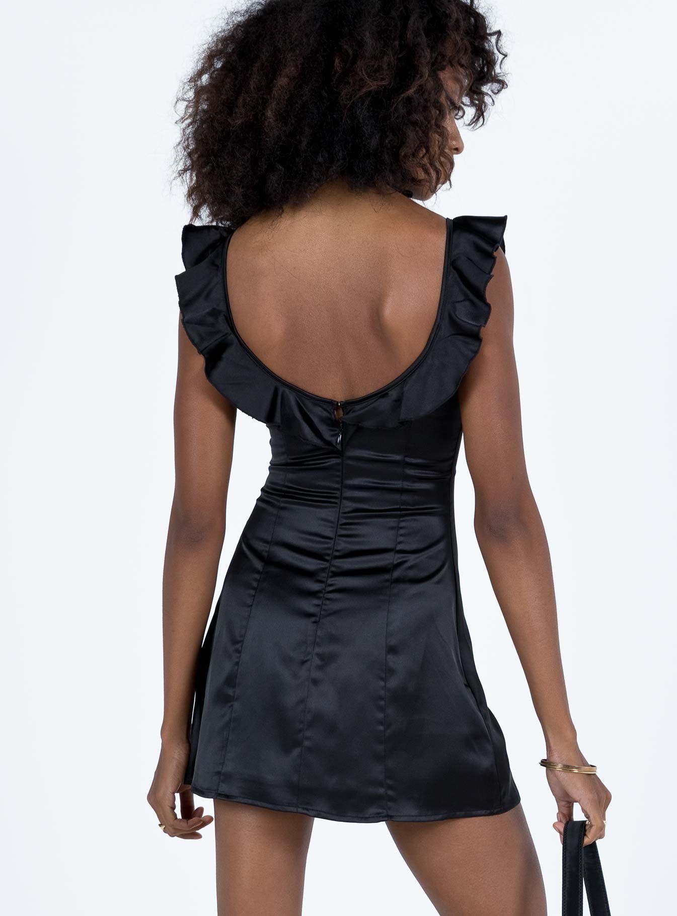 Jordana Mini Dress Black sold by Princess Polly product image thumbnail 5