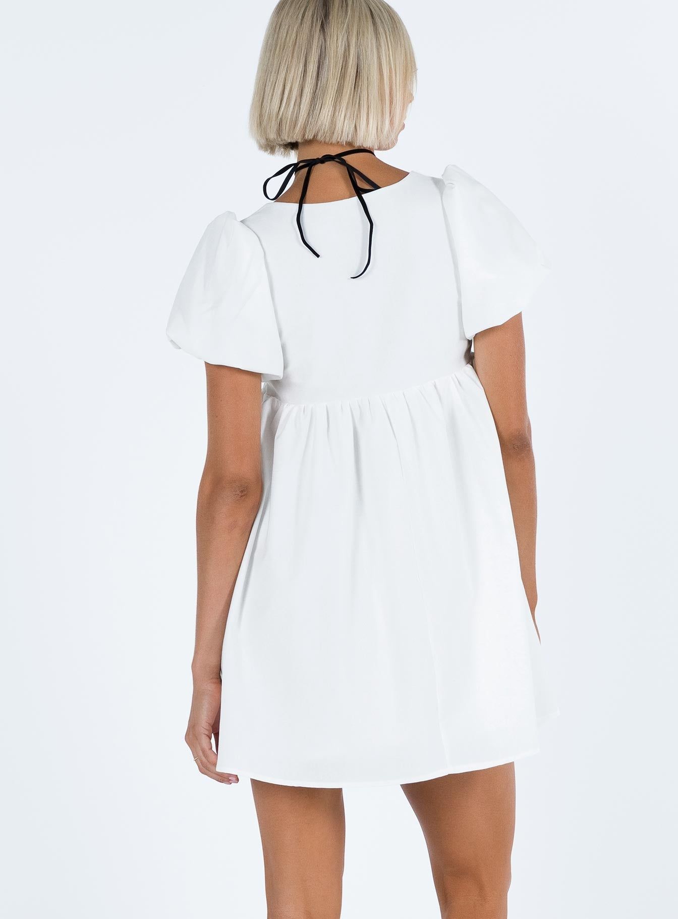 Daxton Mini Dress White sold by Princess Polly product image thumbnail 5