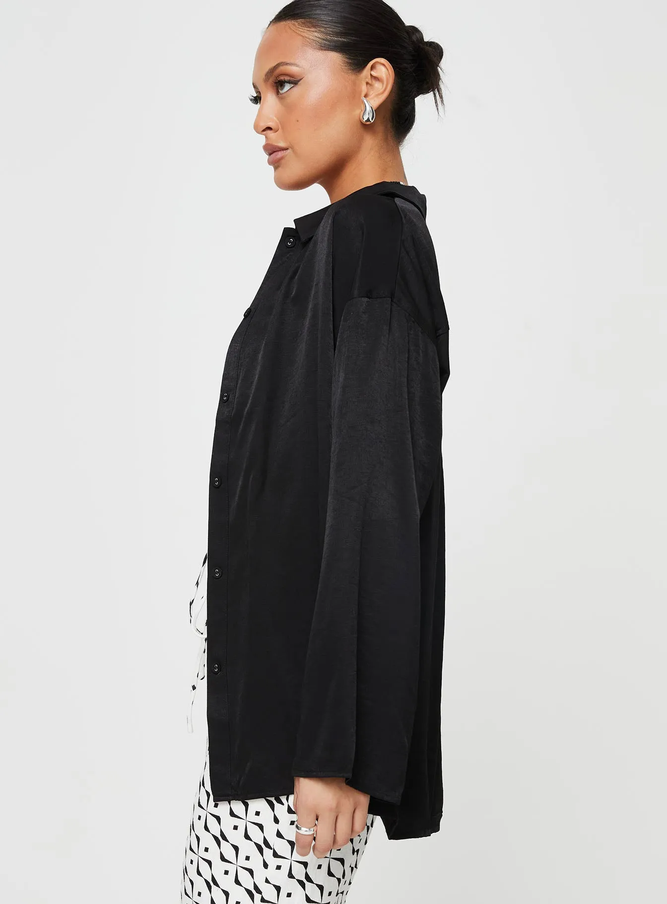 Callie Shirt Black sold by Princess Polly product image thumbnail 4