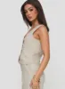 Sofi Vest Top Beige sold by Princess Polly