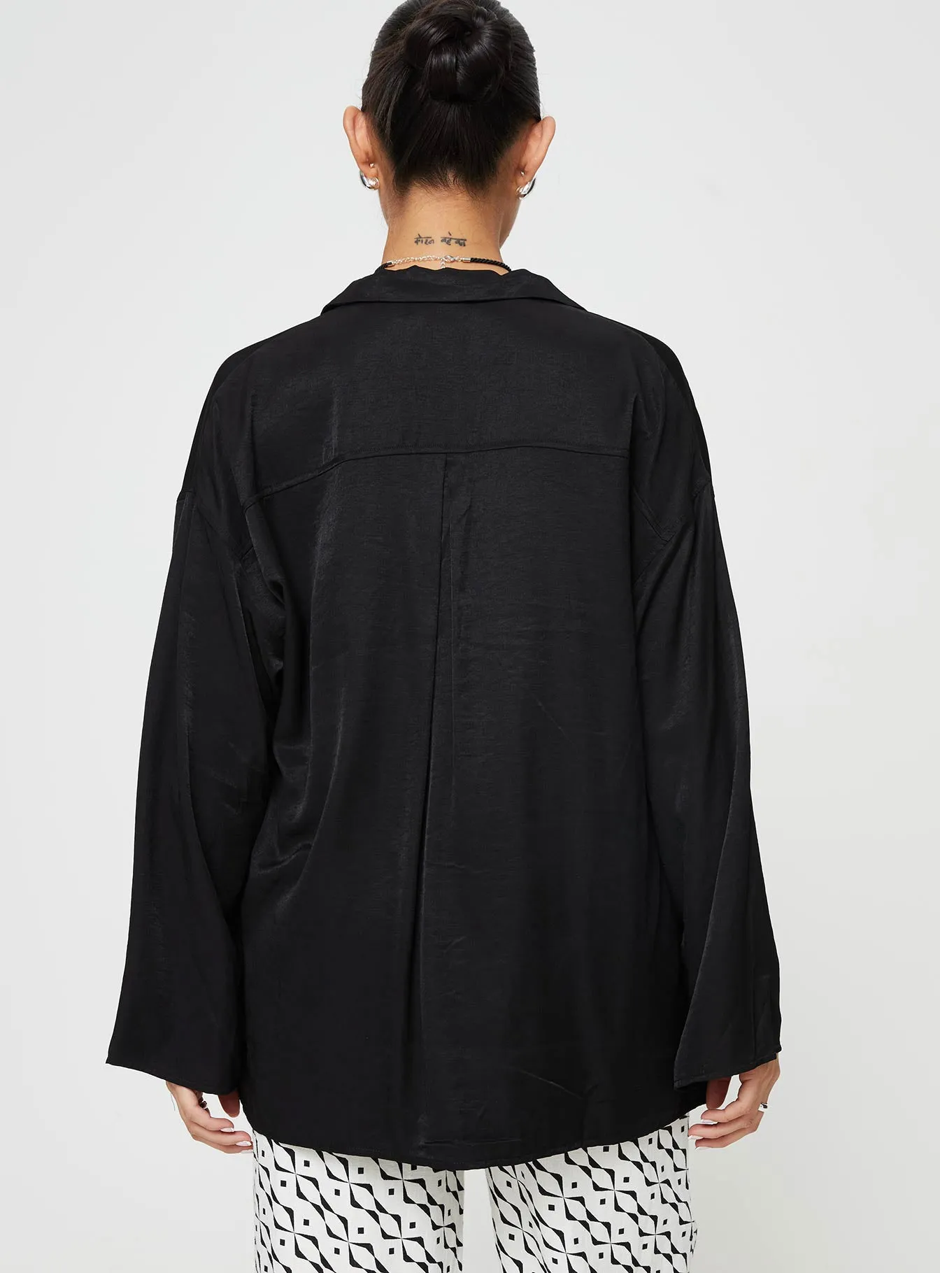 Callie Shirt Black sold by Princess Polly product image thumbnail 5