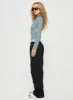 Chicker Mid Ride Pants Black sold by Princess Polly