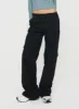Chicker Mid Ride Pants Black sold by Princess Polly