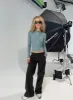 Chicker Mid Ride Pants Black sold by Princess Polly