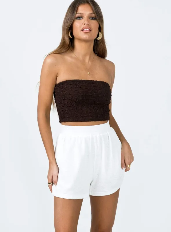 Maynard Shorts White sold by Princess Polly