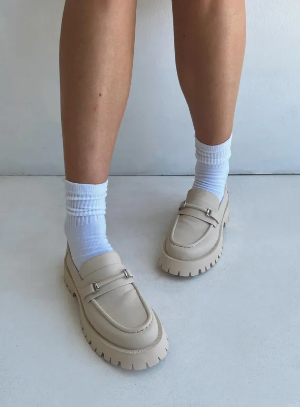 Maison Loafers Beige sold by Princess Polly