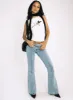 Echovalley Low Rise Jeans Light Wash sold by Princess Polly