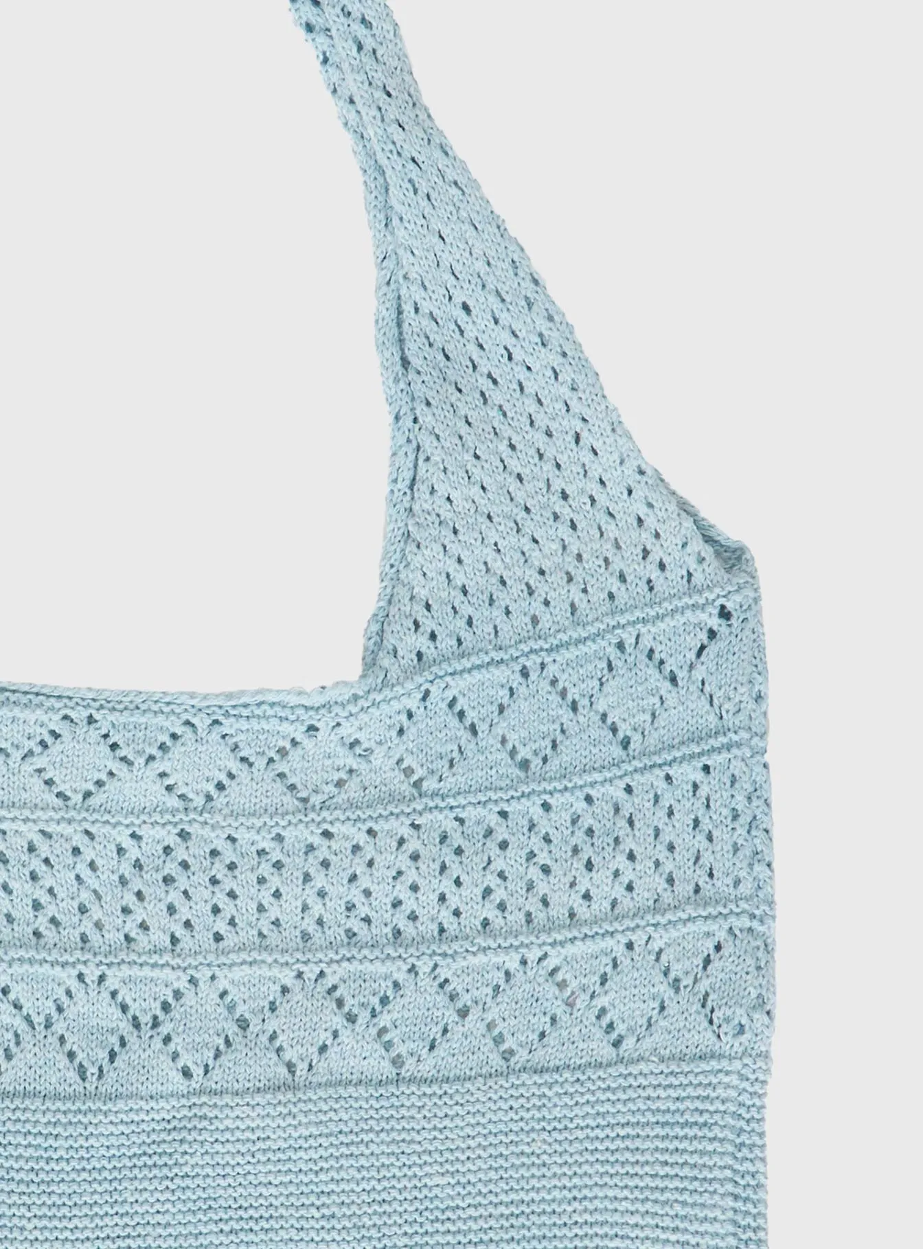 Kasen Crochet Bag Pastel Blue sold by Princess Polly product image thumbnail 4