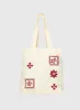 Grazia Tote Bag Cream / Red sold by Princess Polly