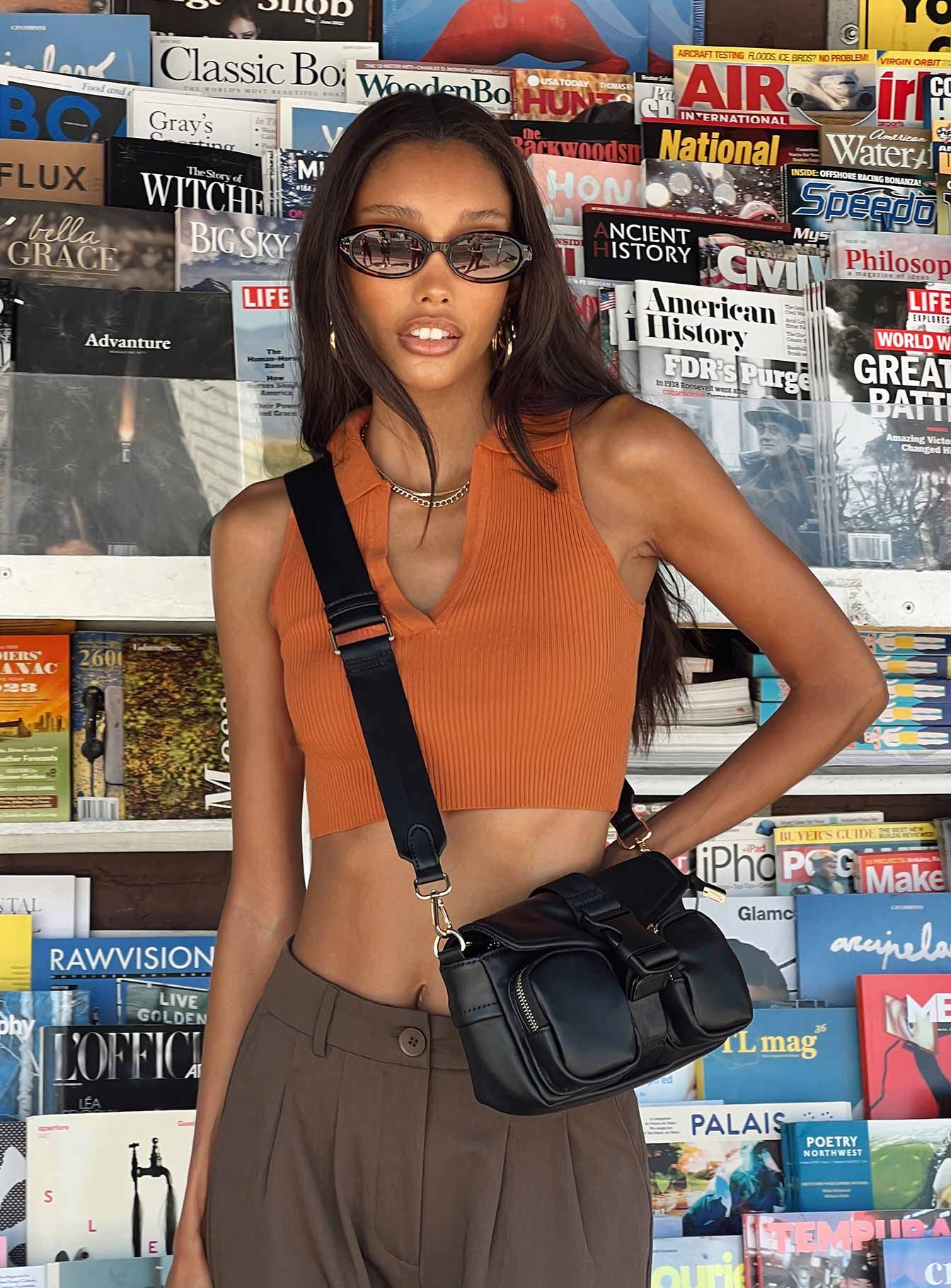 Patterson Top Orange sold by Princess Polly