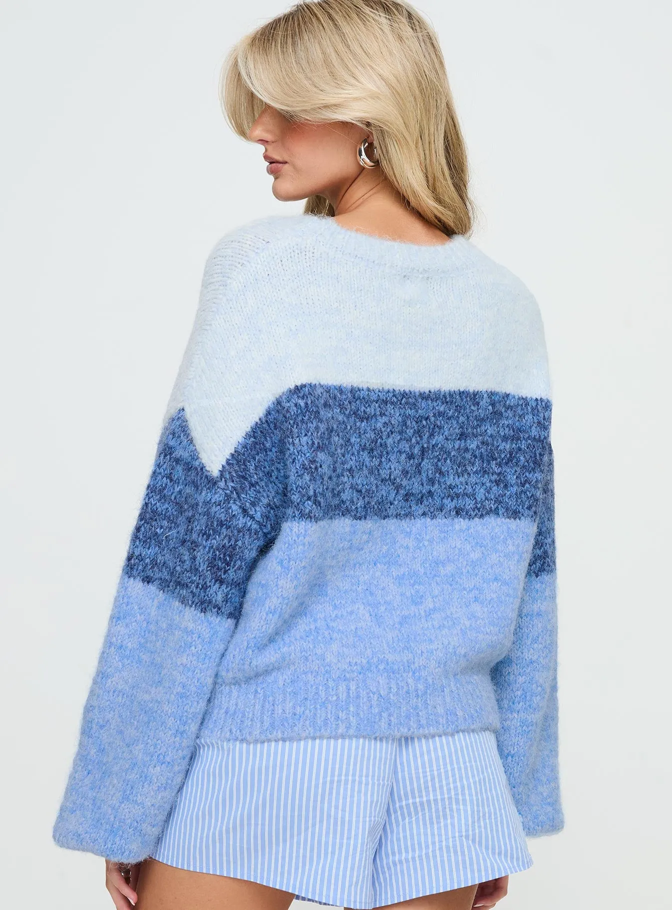 Janise Sweater Blue Stripe sold by Princess Polly product image thumbnail 4
