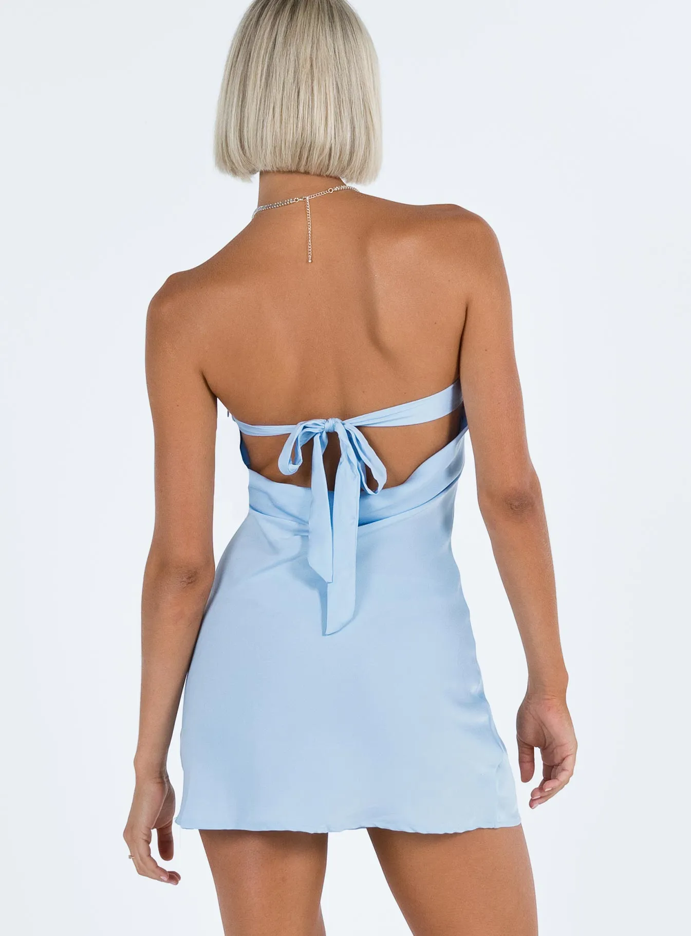 Jasmyn Mini Dress Blue sold by Princess Polly product image thumbnail 5