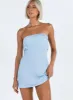 Jasmyn Mini Dress Blue sold by Princess Polly