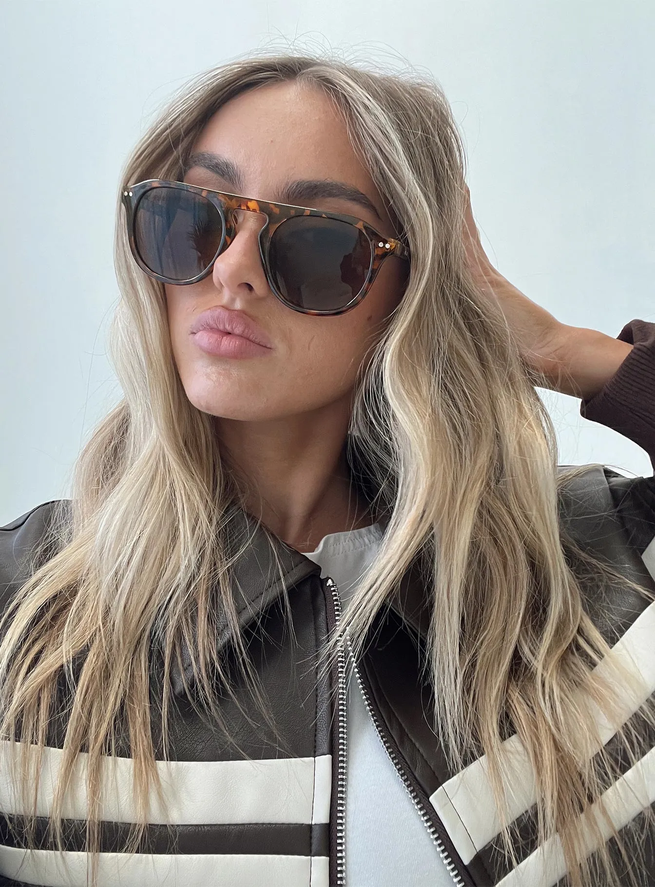 Matilda Sunglasses Tort sold by Princess Polly