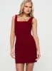 Karina Mini Dress Burgundy sold by Princess Polly