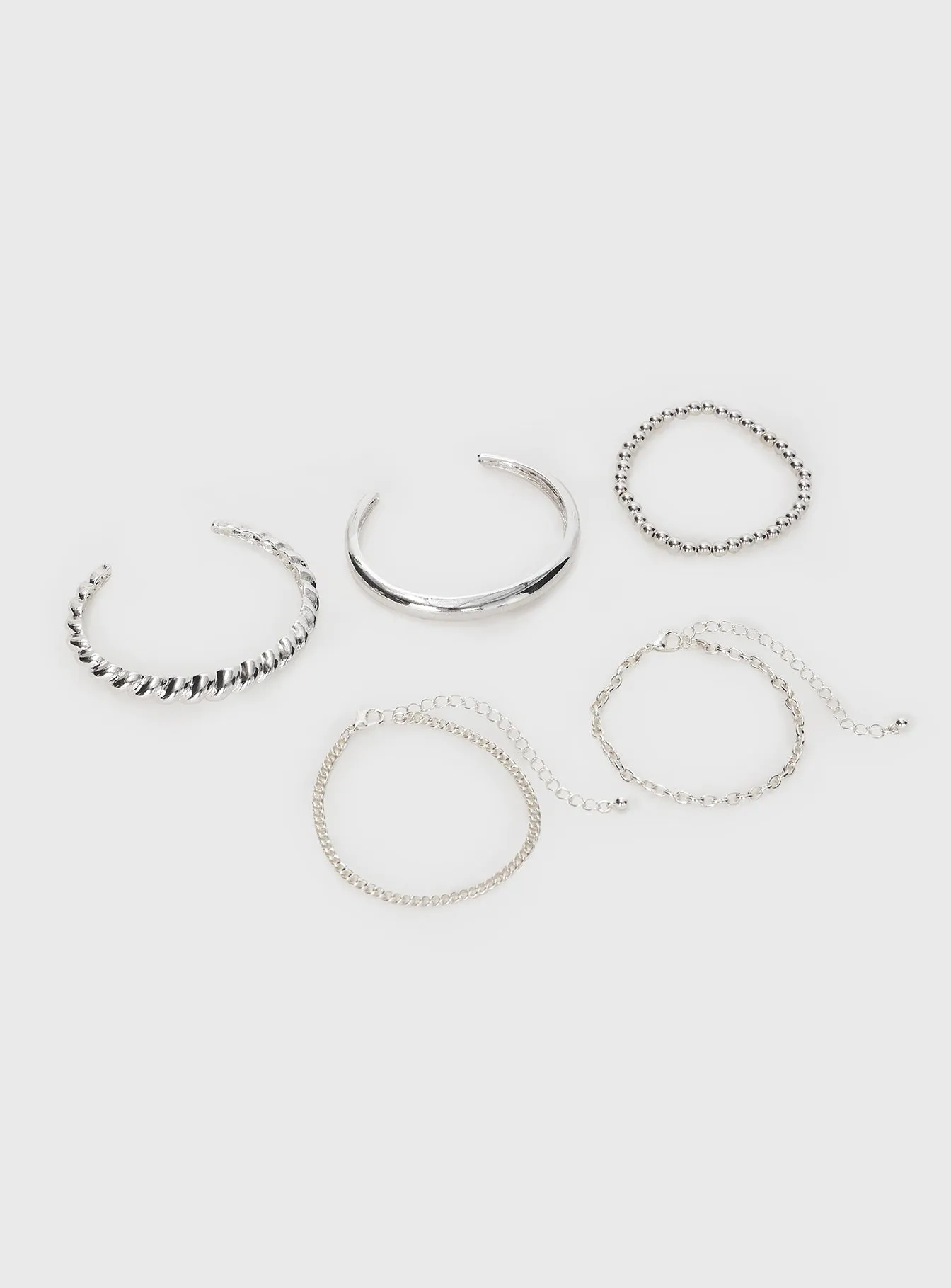 Cerena Bracelet Pack Silver sold by Princess Polly product image thumbnail 2