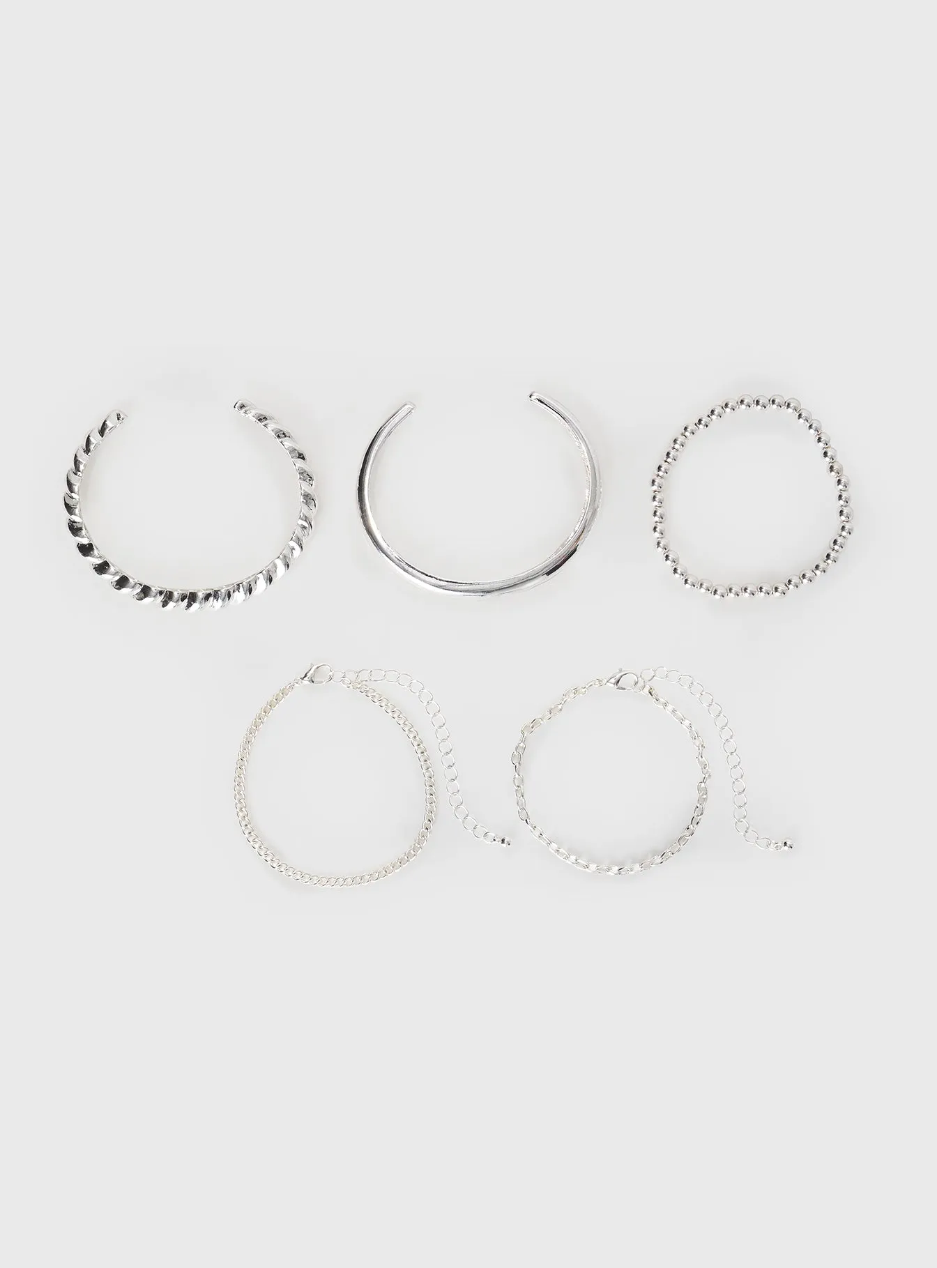 Cerena Bracelet Pack Silver sold by Princess Polly product image thumbnail 3