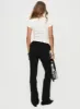 Ruffled Up Flare Pants Black sold by Princess Polly