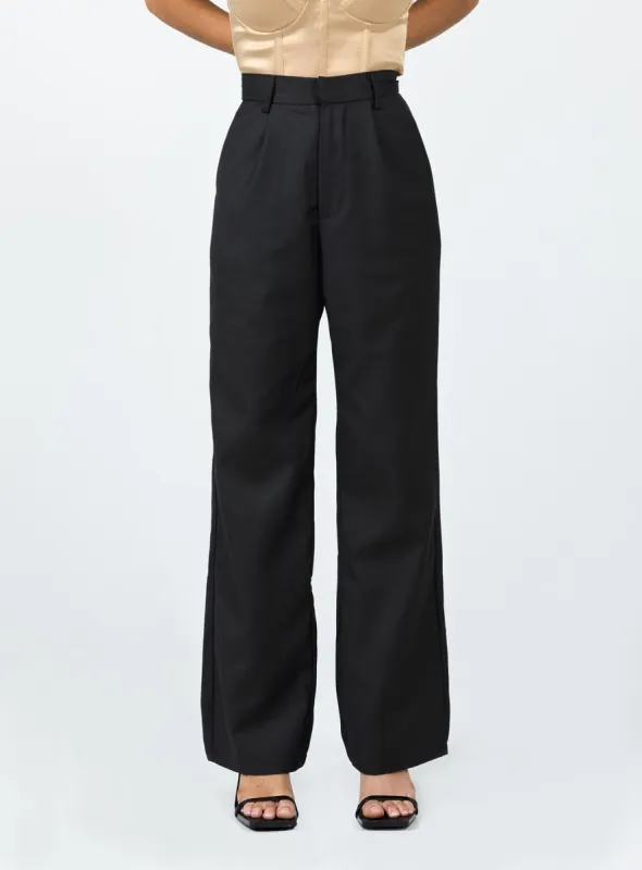 Tahnie Pants Black sold by Princess Polly