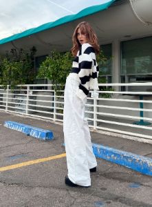Ayla Linen Pants White Tall sold by Princess Polly