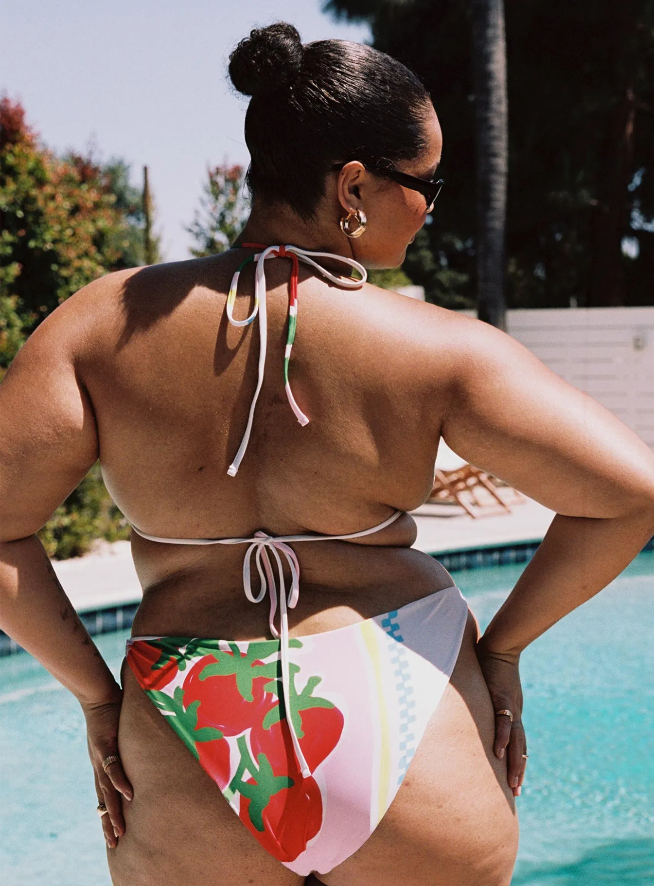 Renee Bikini Bottoms Red Multi Curve sold by Princess Polly product image thumbnail 4