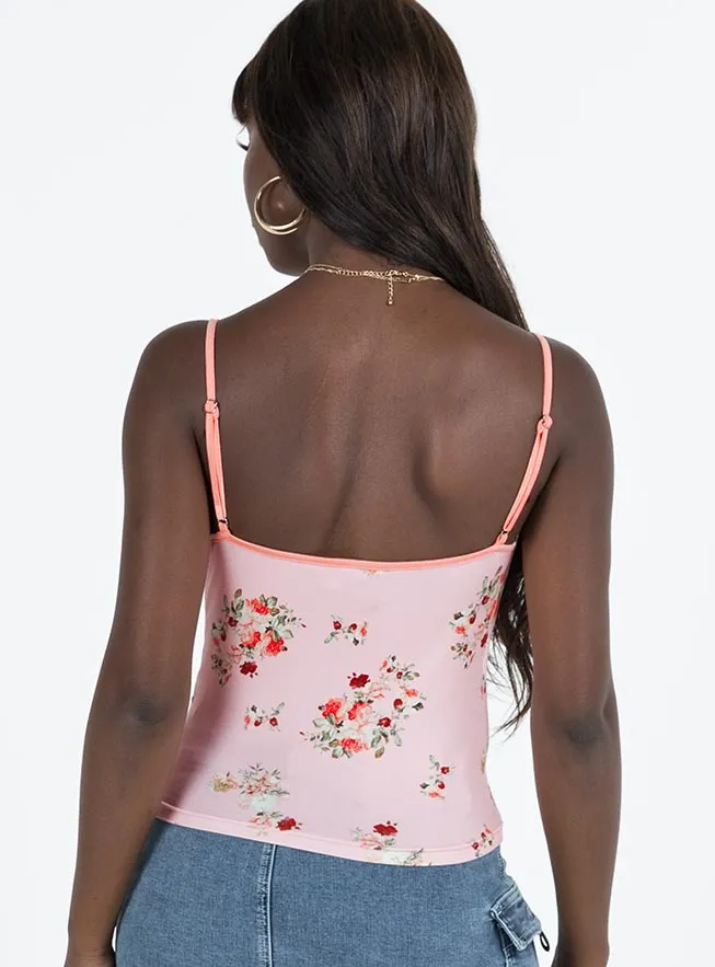 Blanchard Top Pink / Yellow sold by Princess Polly product image thumbnail 5