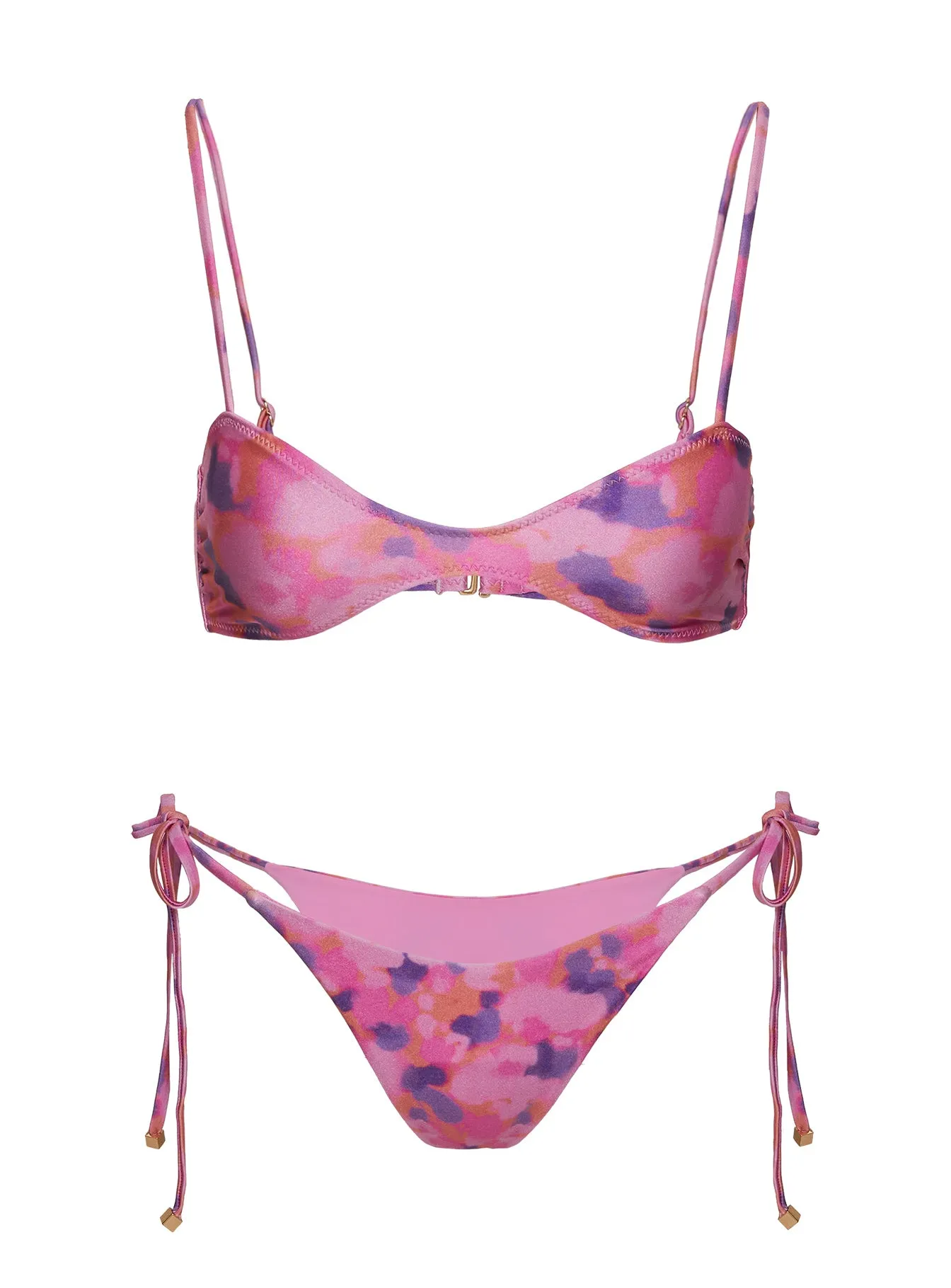 Keyton Bikini Top Purple Floral sold by Princess Polly product image thumbnail 5