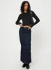 Vine Maxi Skirt Blue sold by Princess Polly