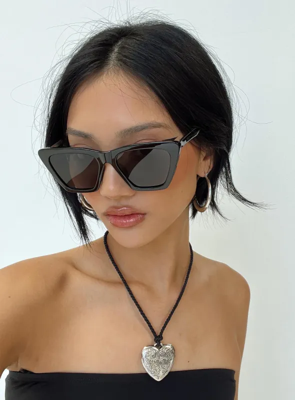 January Sunglasses Black sold by Princess Polly