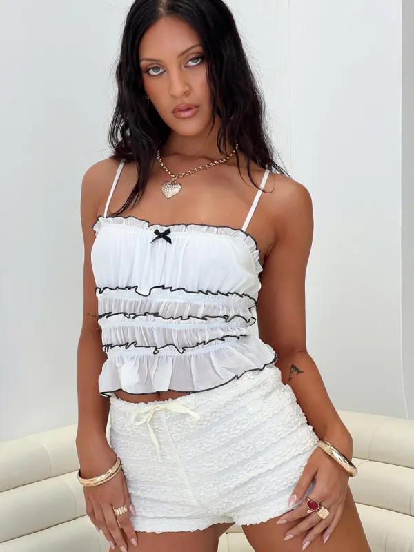 Kiwi Top White sold by Princess Polly