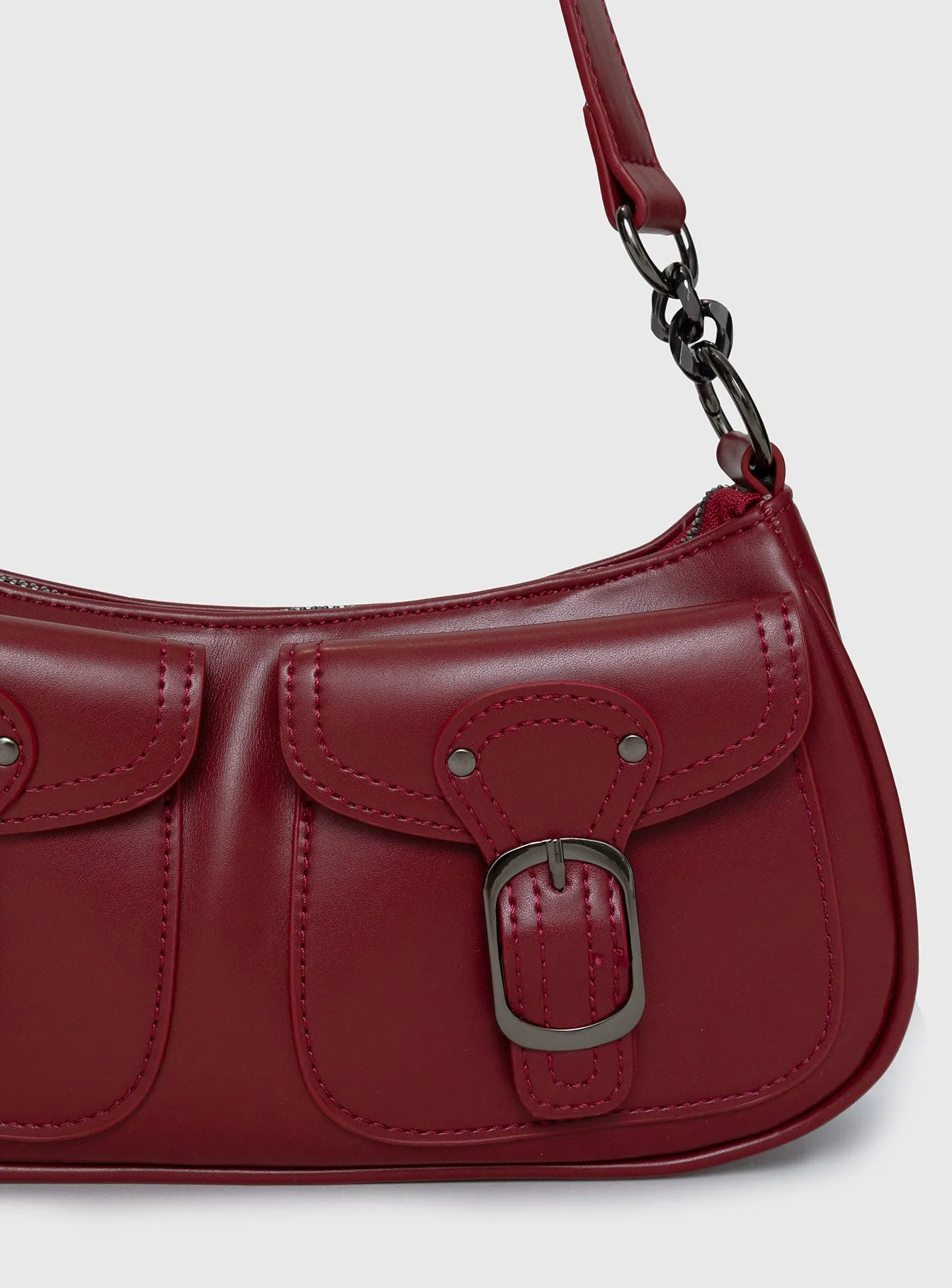 Jayalen Shoulder Bag Red sold by Princess Polly product image thumbnail 5