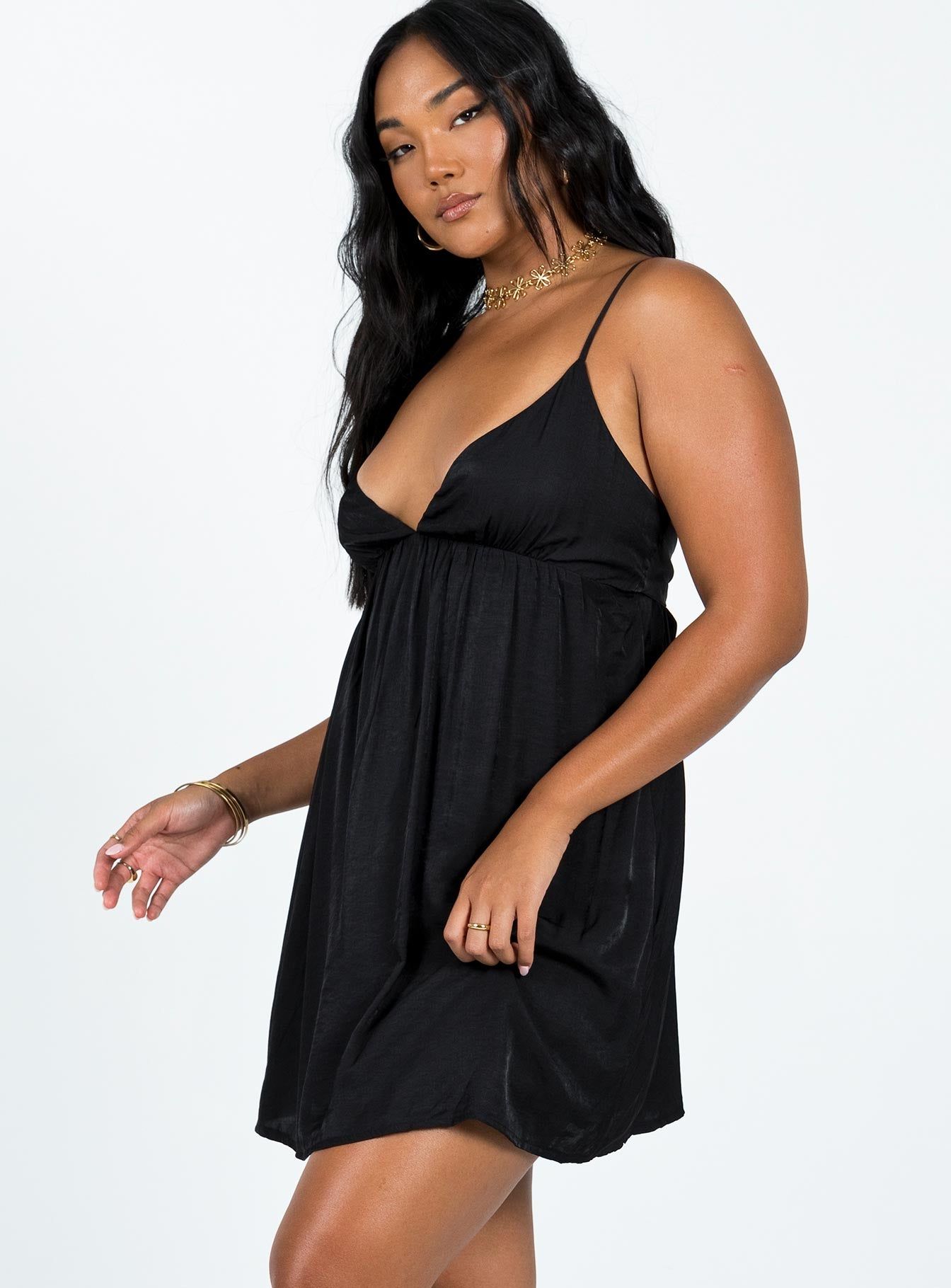 Koko Mini Dress Black sold by Princess Polly product image thumbnail 3