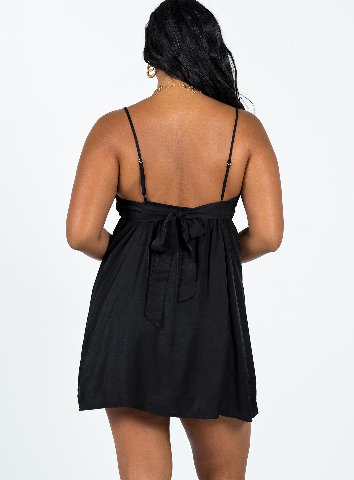 Koko Mini Dress Black sold by Princess Polly product image thumbnail 4