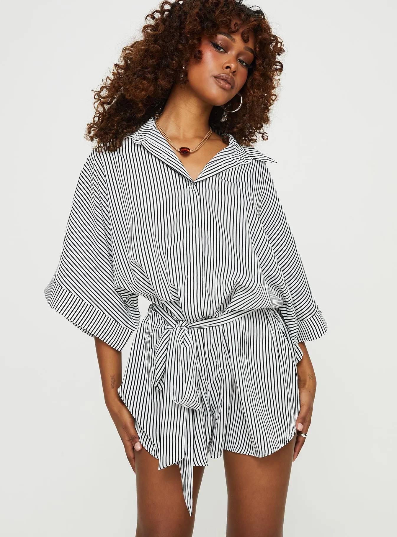 Patron Romper Black sold by Princess Polly