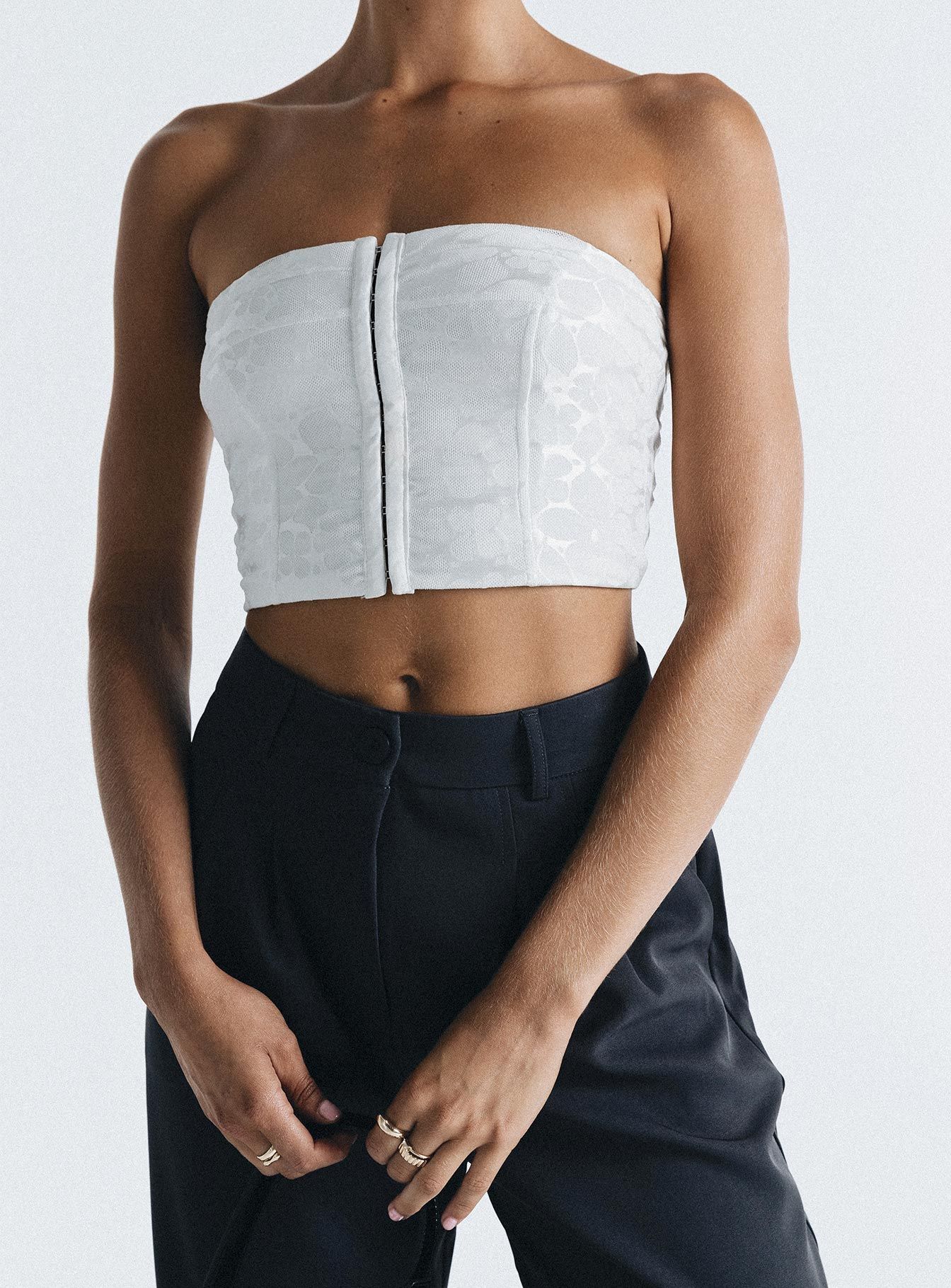 Balcer Top White sold by Princess Polly