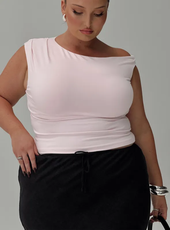 Danza Top Pink Curve sold by Princess Polly