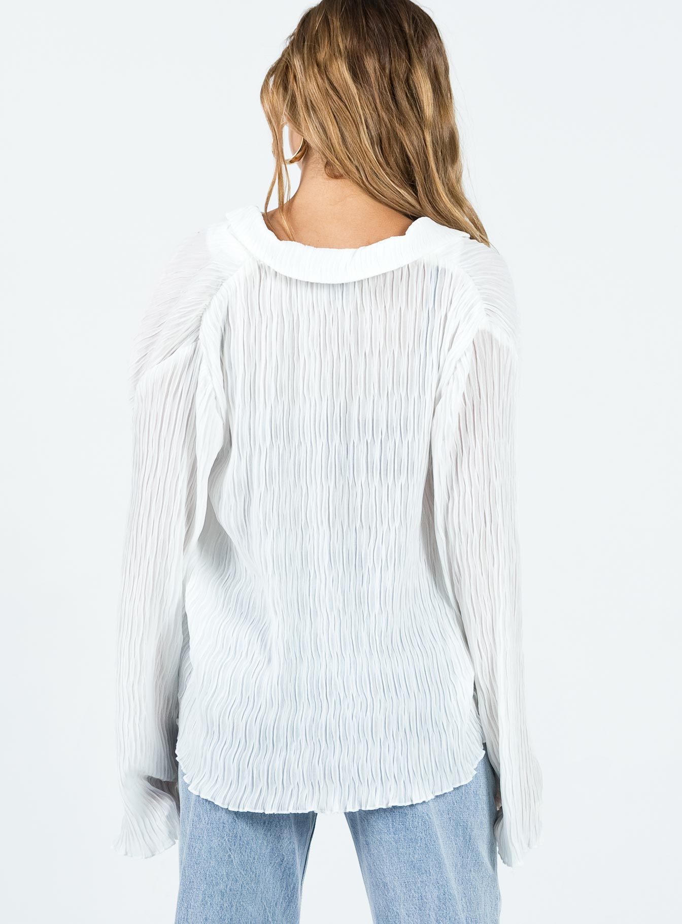 Selma Shirt White sold by Princess Polly product image thumbnail 5