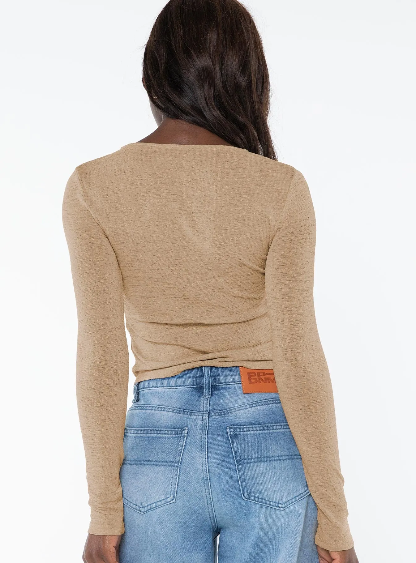 Altis Long Sleeve Top Beige sold by Princess Polly product image thumbnail 5