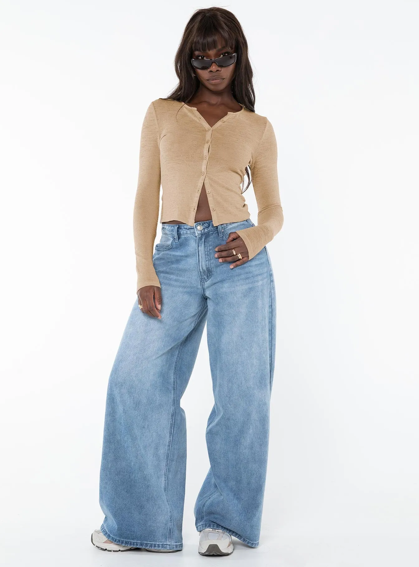 Altis Long Sleeve Top Beige sold by Princess Polly product image thumbnail 3