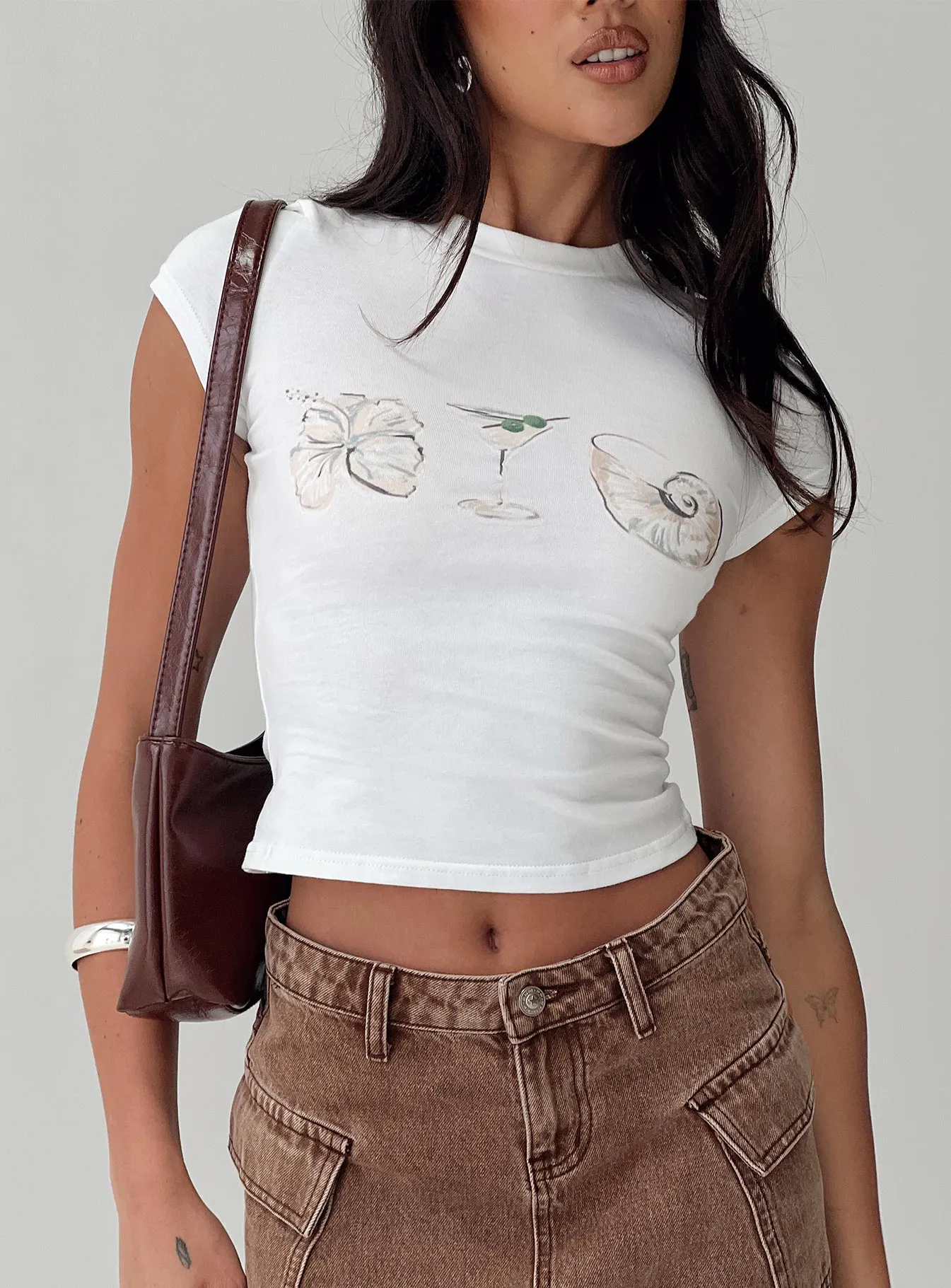 Odyssey Tee White sold by Princess Polly