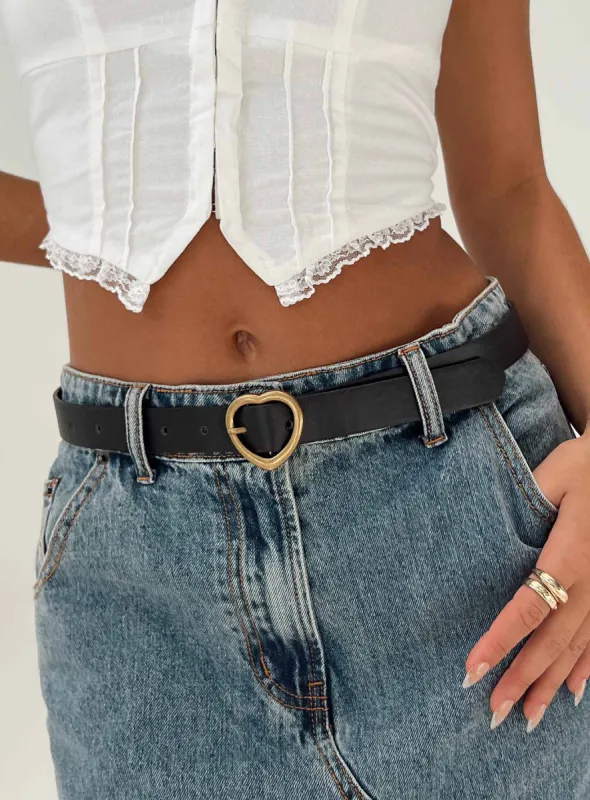 Raymer Belt Black sold by Princess Polly