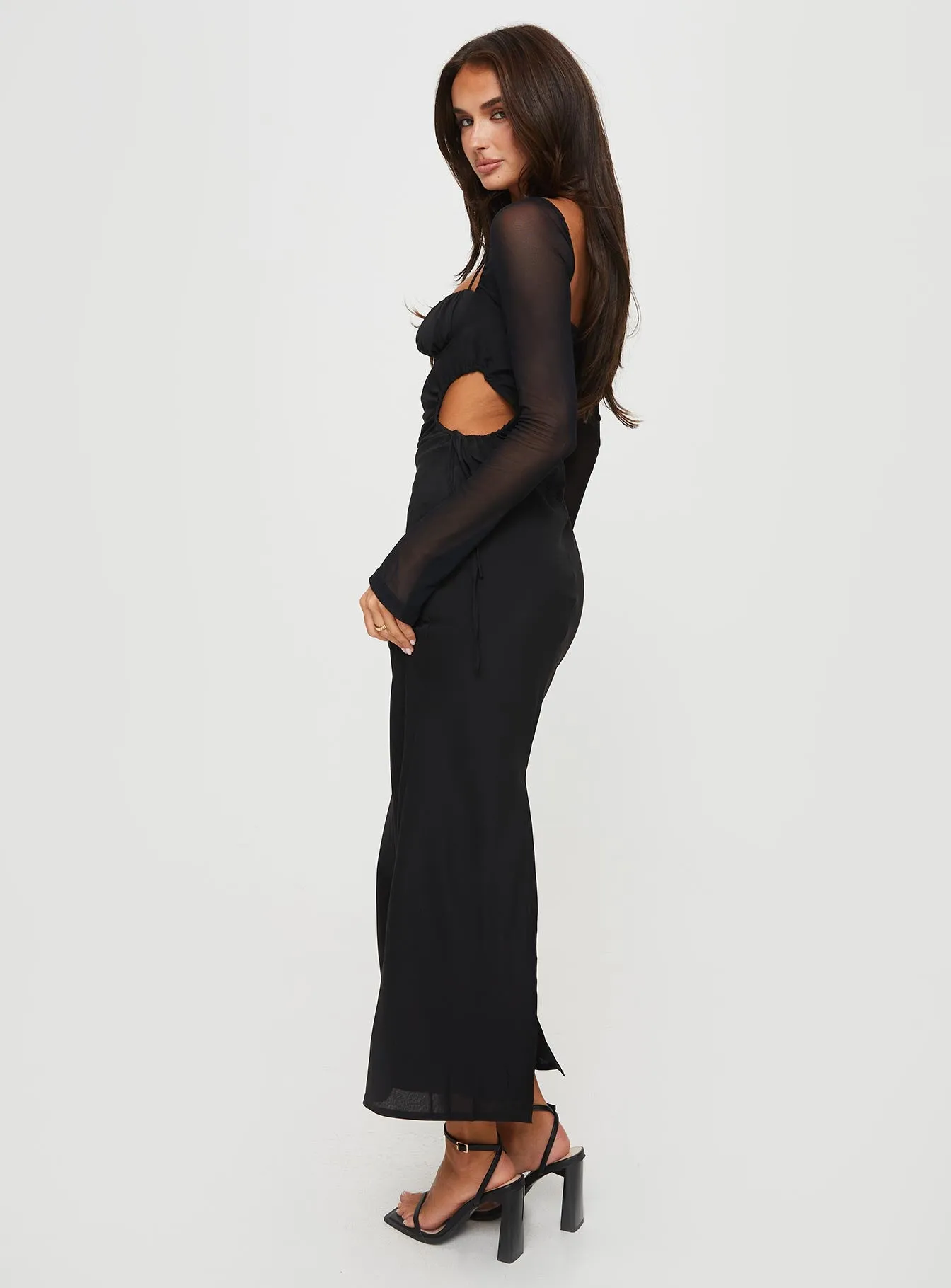 Dyer Maxi Dress Black sold by Princess Polly product image thumbnail 4