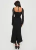 Dyer Maxi Dress Black sold by Princess Polly