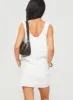 Papaya Mini Dress White sold by Princess Polly