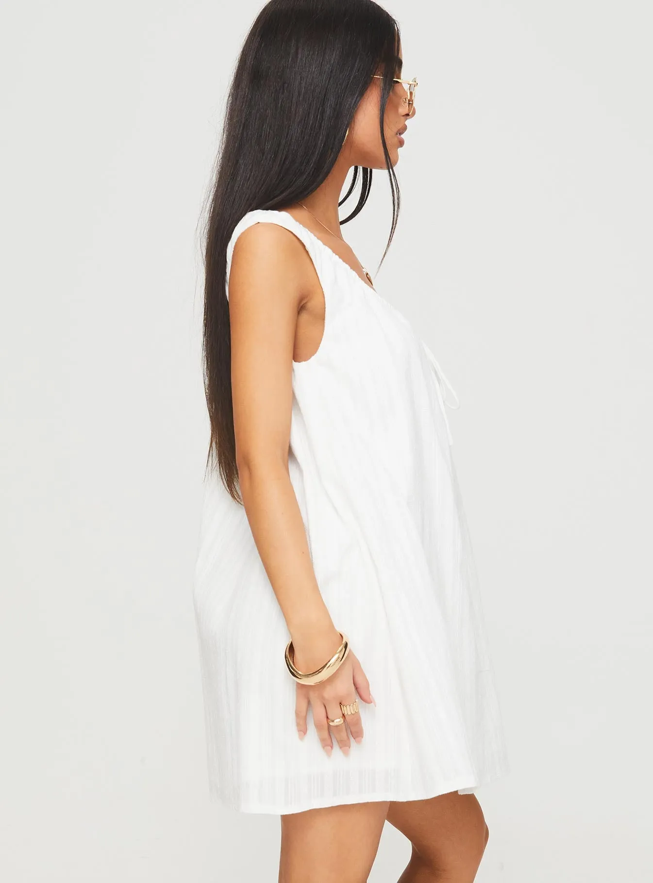 Papaya Mini Dress White sold by Princess Polly product image thumbnail 4