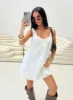 Papaya Mini Dress White sold by Princess Polly